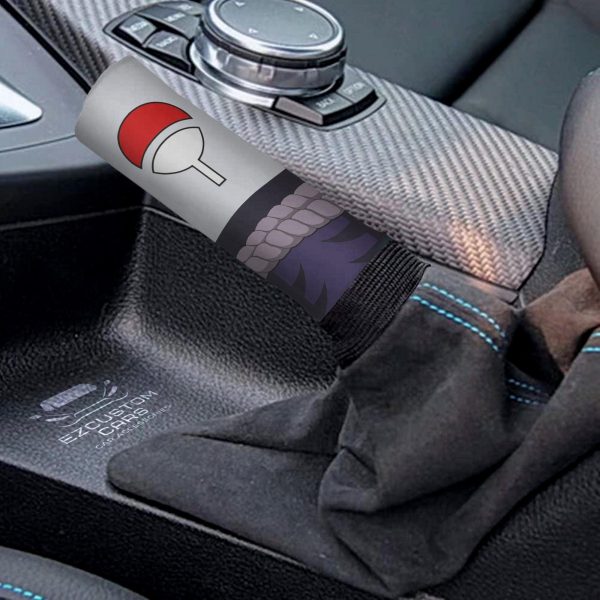 sasuke uniform shift knobs car covers set custom naruto shippuden anime car accessories 77ccp