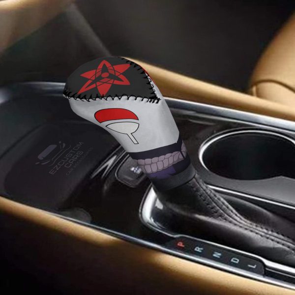 sasuke uniform shift knobs car covers set custom naruto shippuden anime car accessories vgbpc