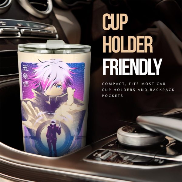 Satoru Car Tumblers Cup Custom Jujutsu Kaisen Anime Car Accessories
