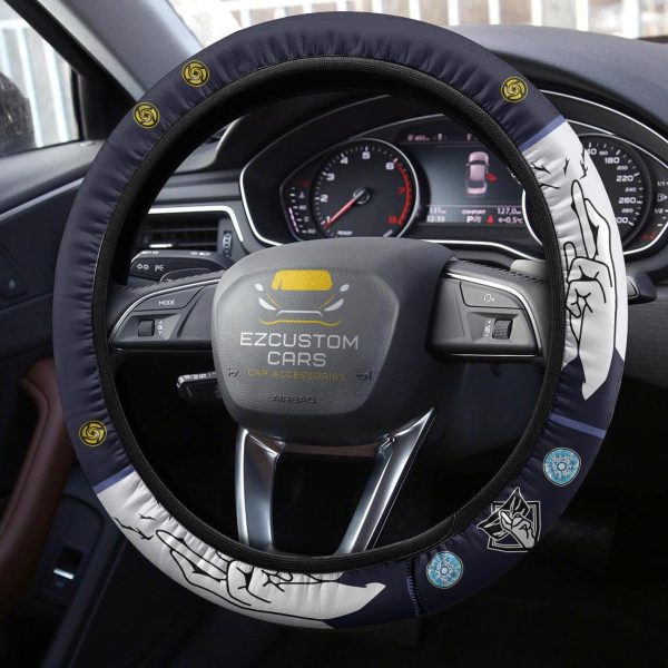 satoru gojo anime steering wheel cover custom jujutsu kaisen anime car accessories 3cqa0