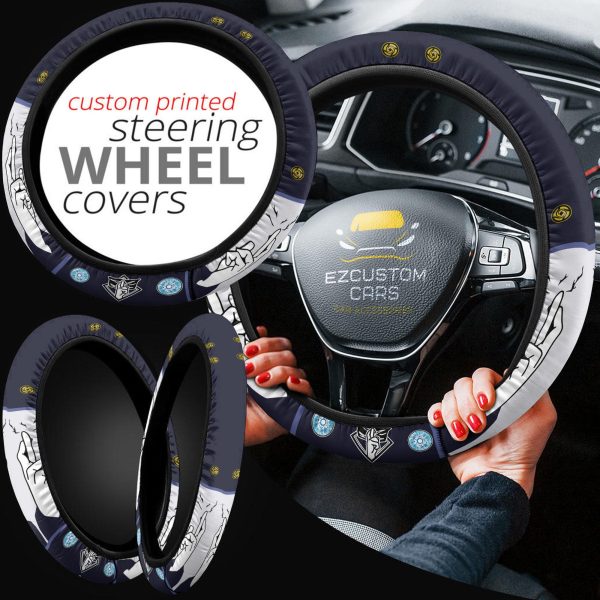 satoru gojo anime steering wheel cover custom jujutsu kaisen anime car accessories kxhqr