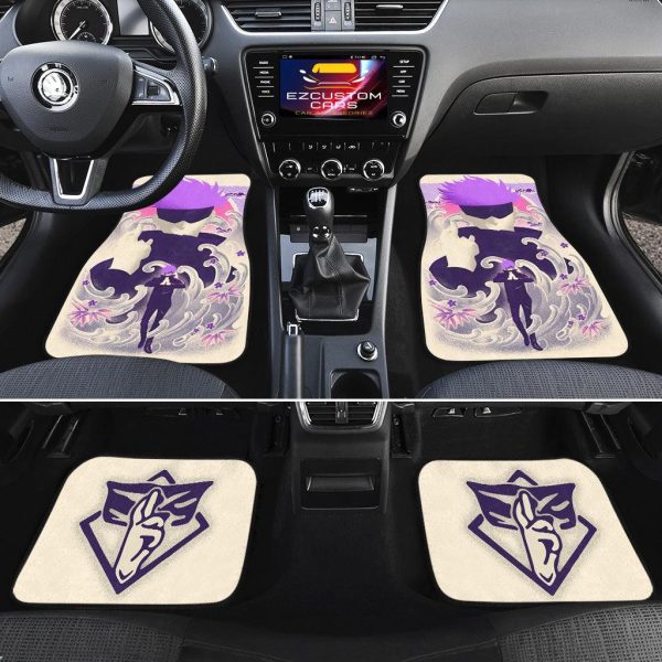 satoru gojo car floor mats custom jujutsu kaisen tkuf5