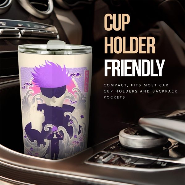satoru gojo car tumblers cup custom jujutsu kaisen car accessories sza4m