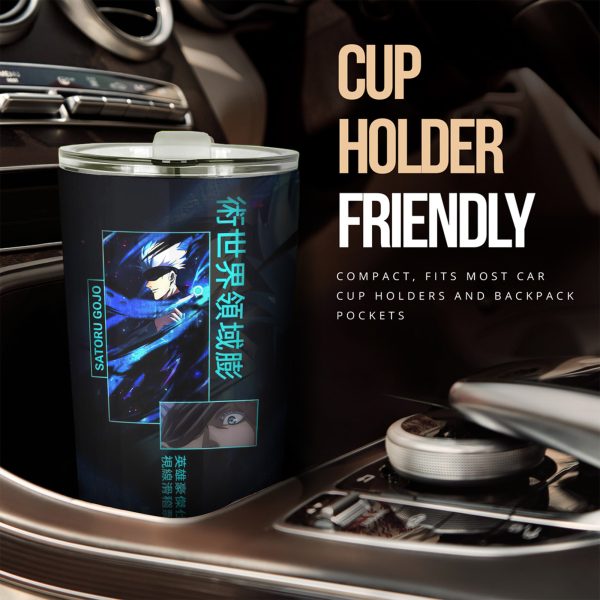 satoru gojo custom jujutsu kaisen anime car tumblers cup car accessories bjuvo