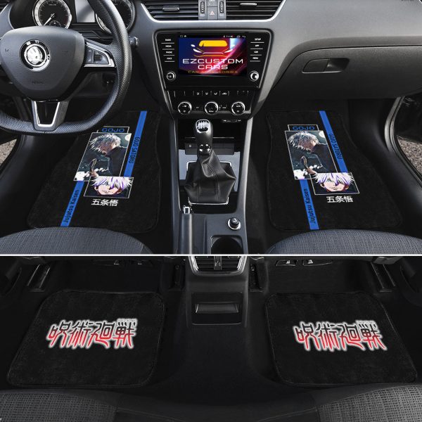 satoru gojo jujutsu kaisen car floor mats jjle6