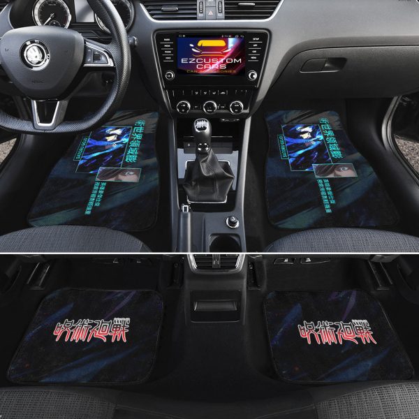 satoru gojo jujutsu kaisen custom car floor mats vnbz7