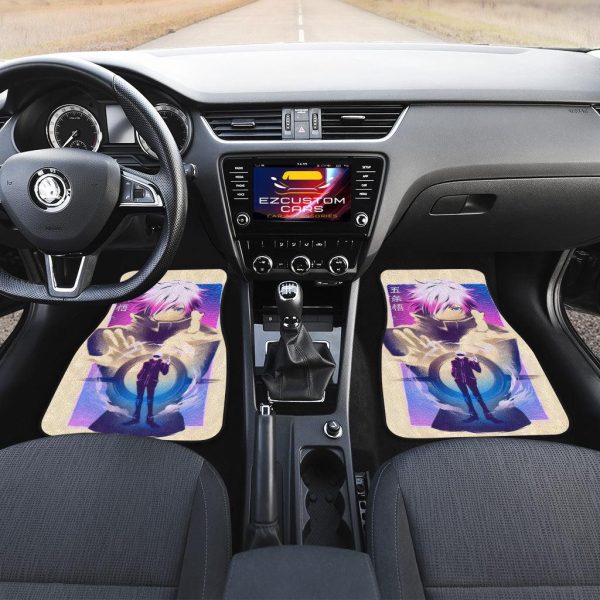 satoru jujutsu kaisen car floor mats dfnph