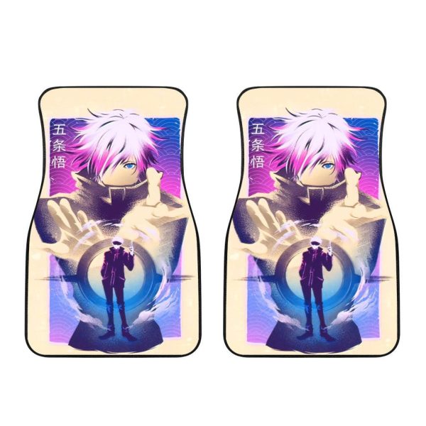satoru jujutsu kaisen car floor mats jbnjr