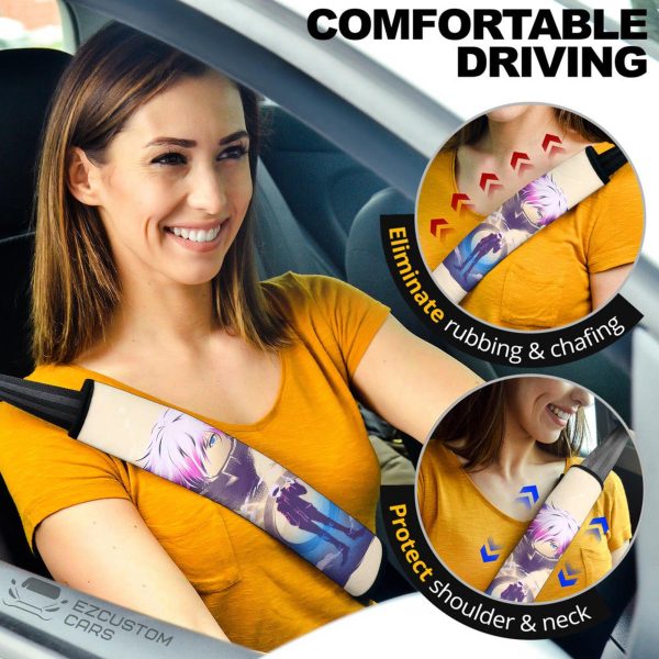 Satoru Jujutsu Kaisen Seat Belt Covers Anime Car Accessories