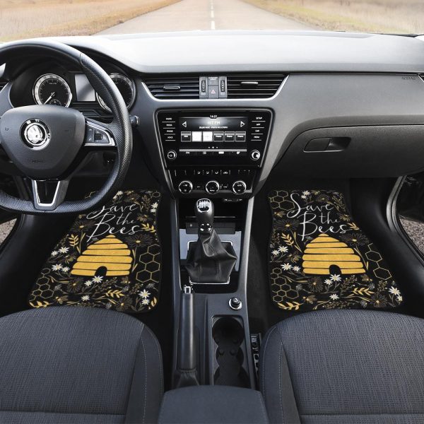 Save The Bees Car Floor Mats