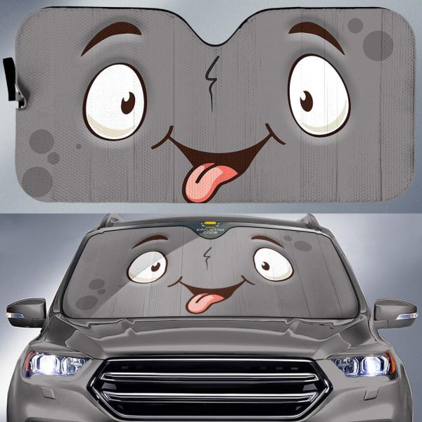 see girls cartoon eyes car sun shade custom car accessories egorh