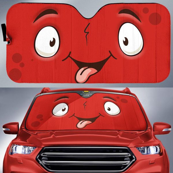 see girls cartoon eyes car sun shade custom car accessories m60bu