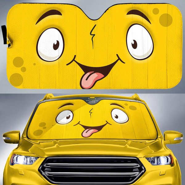 see girls cartoon eyes car sun shade custom car accessories utplf