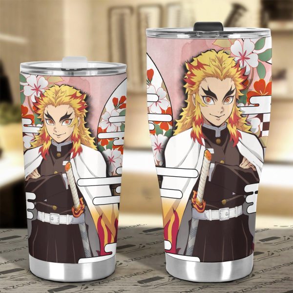 senjuro rengoku tumbler cup custom demon slayers anime car accessories h2csf