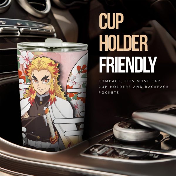 senjuro rengoku tumbler cup custom demon slayers anime car accessories krufs