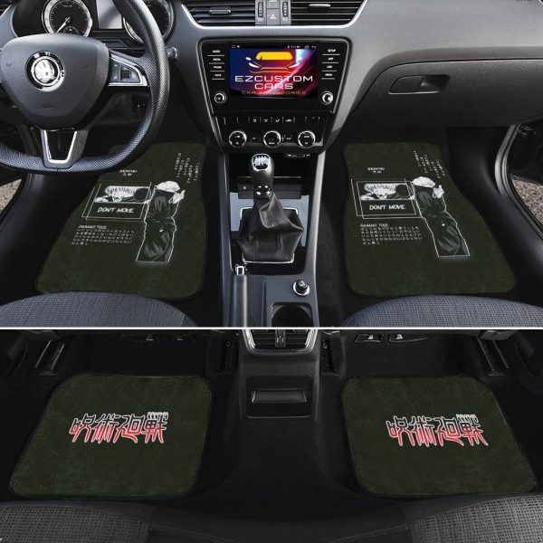 senpai custom jujutsu kaise anime car floor mats zbgm2