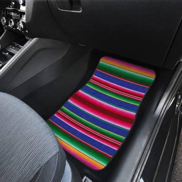 serape baja mexican pattern car floor mats n43lh