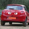 Serious Face Eyes Car Sticker Custom Cartoon Car Accessories