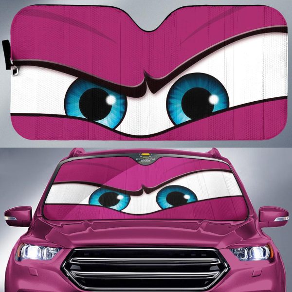 seriously angry cartoon eyes custom car windshield sunshades losyv