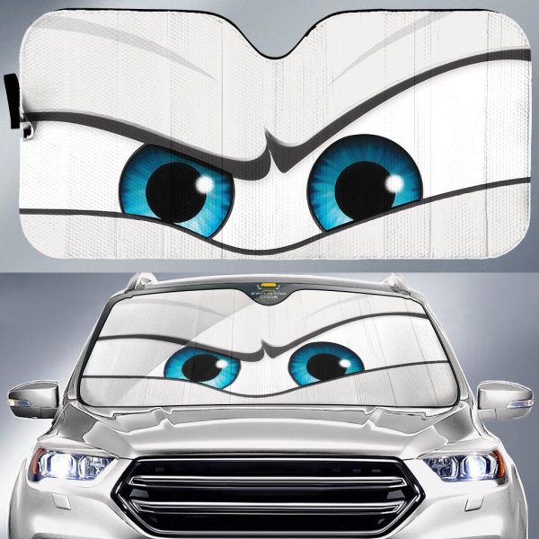 seriously angry cartoon eyes custom car windshield sunshades qqevm