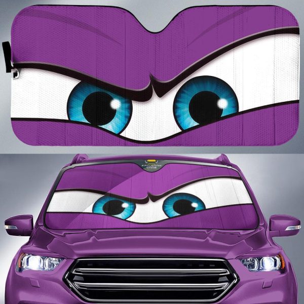 seriously angry cartoon eyes custom car windshield sunshades vsbml