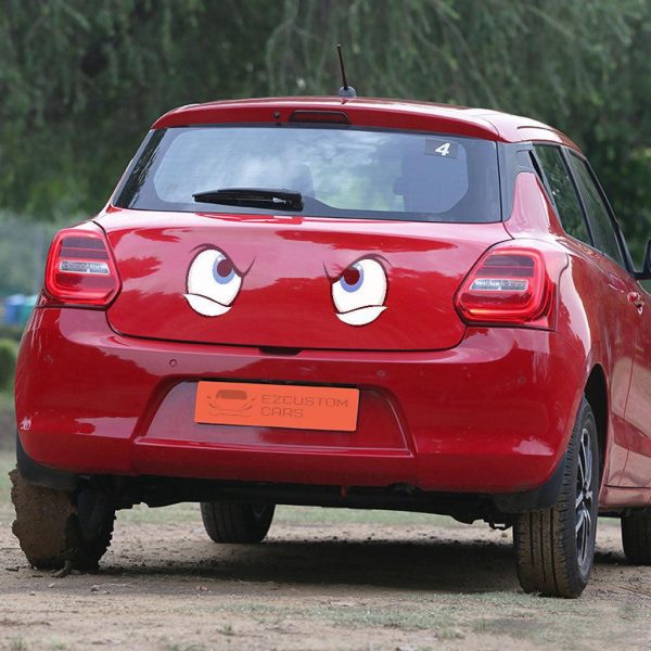 Seriously Angry Eyes Custom Car Sticker Cartoon Car Accessories Seriously Angry Eyes Custom Car Sticker Cartoon Car Accessories