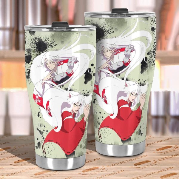 sesshomaru x inuyasha car tumbler cup cutsom inuyasha car accessories 2bgav