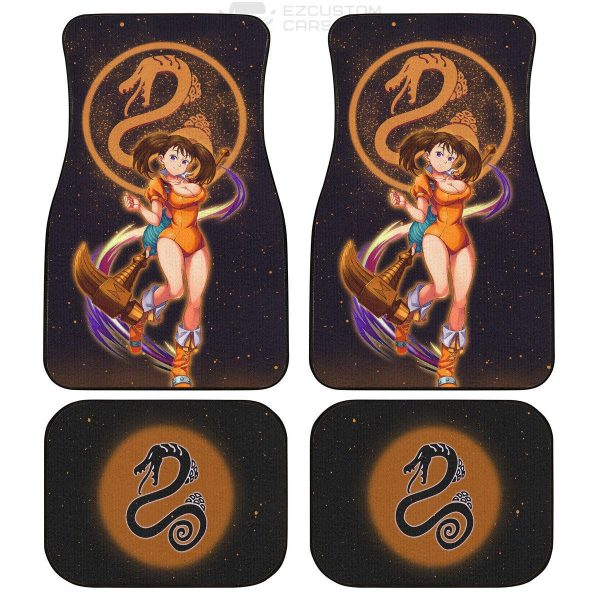 Seven Deadly Sins Anime Car Accessories Custom Diane Car Floor Mats