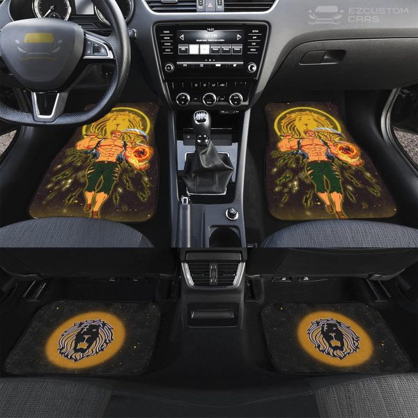 seven deadly sins anime car accessories escanor custom car floor mats ydj5q