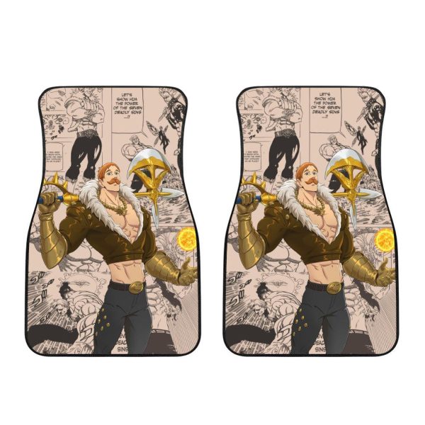 seven deadly sins anime car floor mats car accessoriesescanor mix manga mkl37