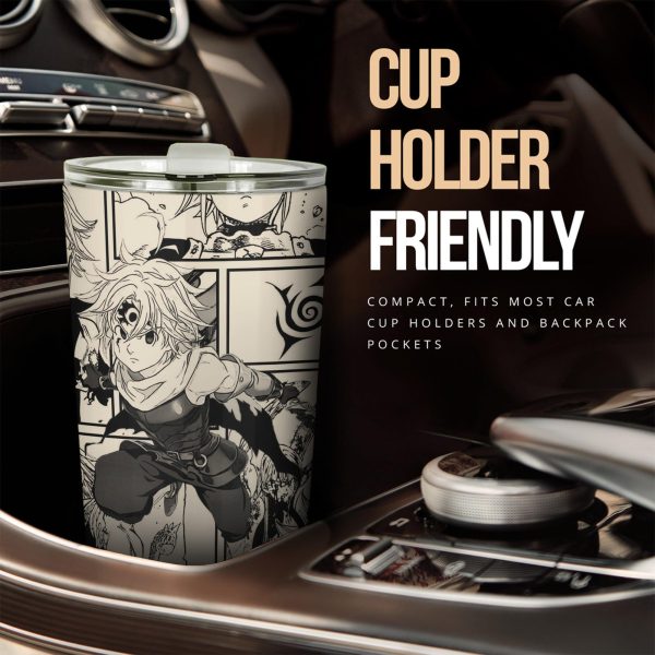 seven deadly sins car accessories anime car tumblers cup meliodas mix manga g7sap