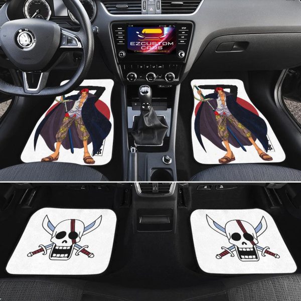 shanks car floor mats custom one piece shanks flag car accessories bl1in