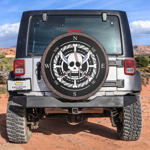 Shanks Spare Tire Cover Custom One Piece Anime Car Accessories