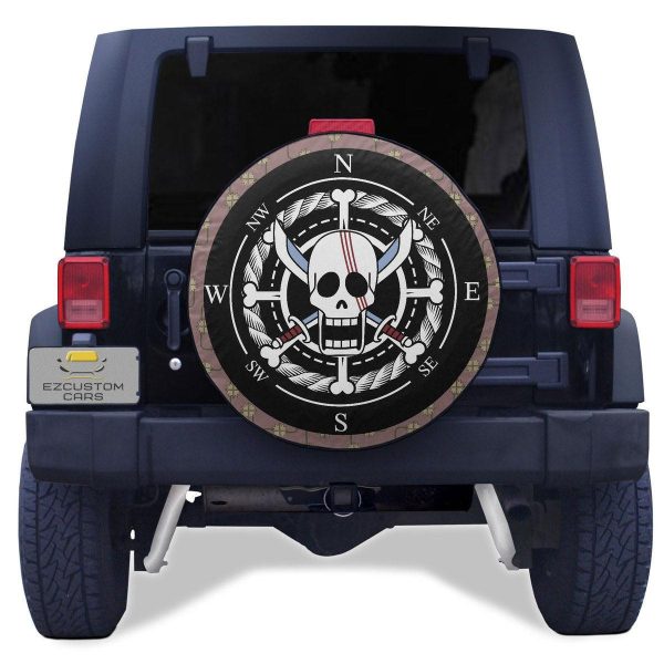 Shanks Spare Tire Cover Custom One Piece Anime Car Accessories