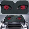 Sharingan Naruto Shippuden Curse Mode Anime Car Windshield Sun Shade Anime Car Accessories