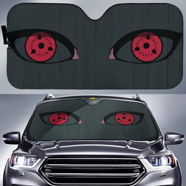 Sharingan Shisui Mangekyo Naruto Anime Car Windshield Sun Shade