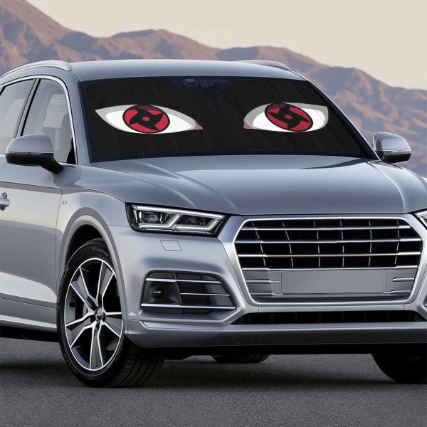 sharingan shisui mangekyo naruto anime car windshield sun shade 4teh3