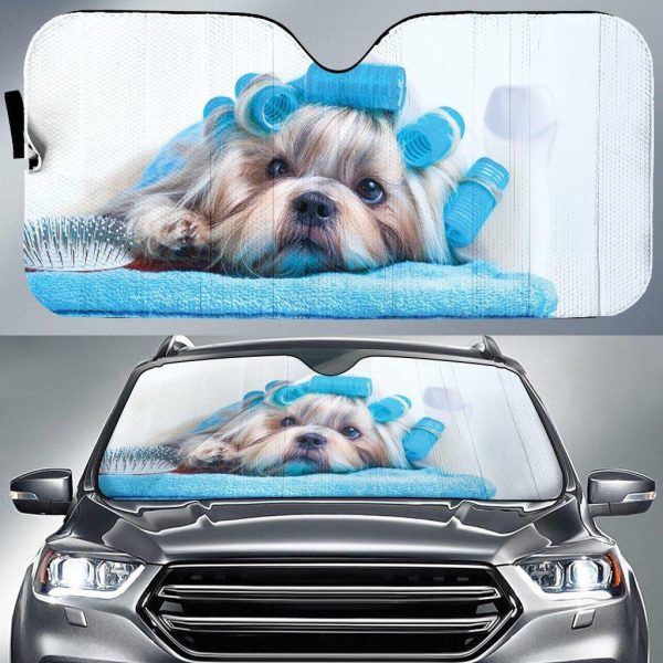 Shih Tzu Cute Car Sun Shade
