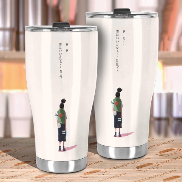 shikamaru nara car tumbler cup naruto ebcgm