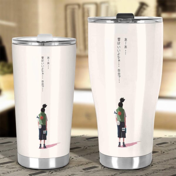 shikamaru nara car tumbler cup naruto zmwlc