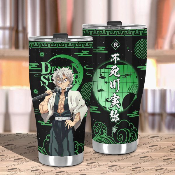 shinazugawa sanemi travel mug ideal tumbler for your demon slayer collections hlcfp