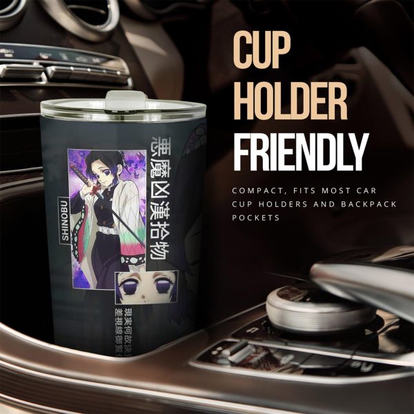 shinobu custom demon slayers anime car tumbler cup car accessories bxxkt