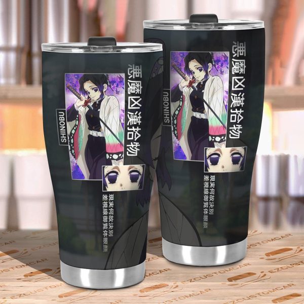 shinobu custom demon slayers anime car tumbler cup car accessories zes01