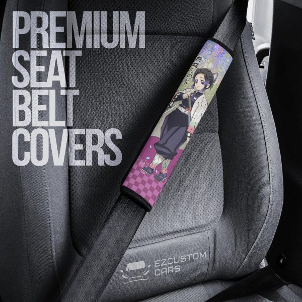 Shinobu Demon Slayer Seat Belt Covers Custom Anime Car Accessories