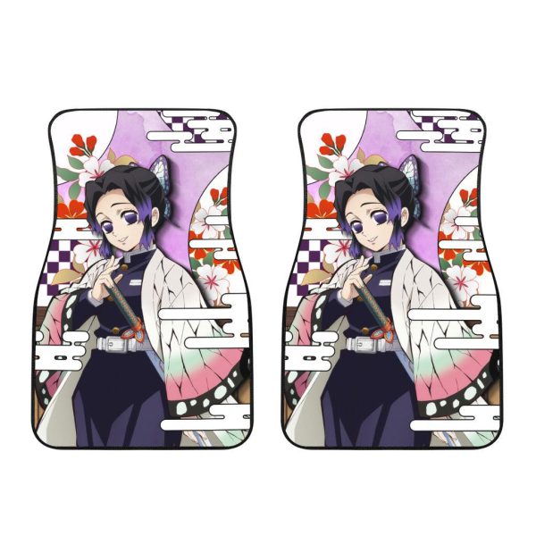 Shinobu Kocho Demon Slayer Car Floor Mats 1 shinobu kocho demon slayer car floor mats htn1j