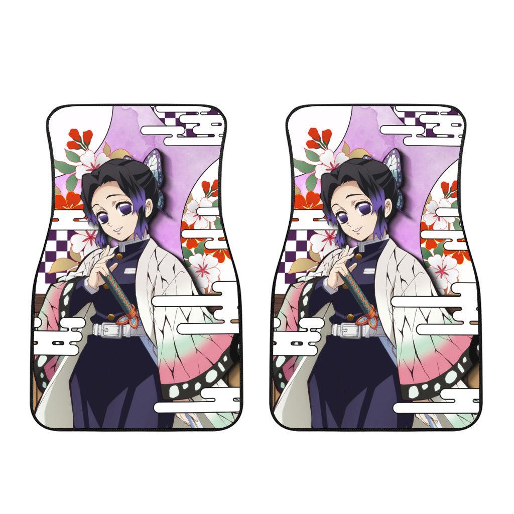 Shinobu Kocho Demon Slayer Car Floor Mats Shinobu Kocho Demon Slayer Car Floor Mats