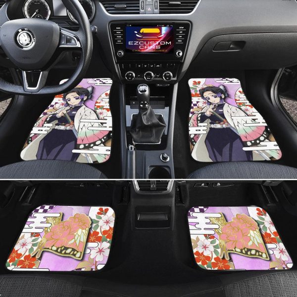Shinobu Kocho Demon Slayer Car Floor Mats 2 shinobu kocho demon slayer car floor mats kcl6v