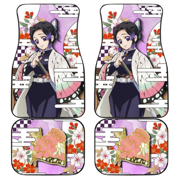 Demon Slayer Anime Car Floor Mats Car AccessoriesShinobu Kocho Christmas