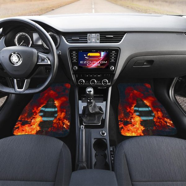 shinra fire force car floor mats anime car accessories ccj0g