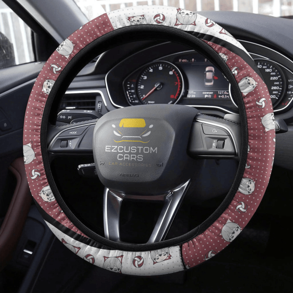 shinsuke kita anime steering wheel cover custom haikyuu anime car accessories 0vn0o
